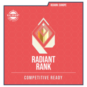 rank radiant valorant